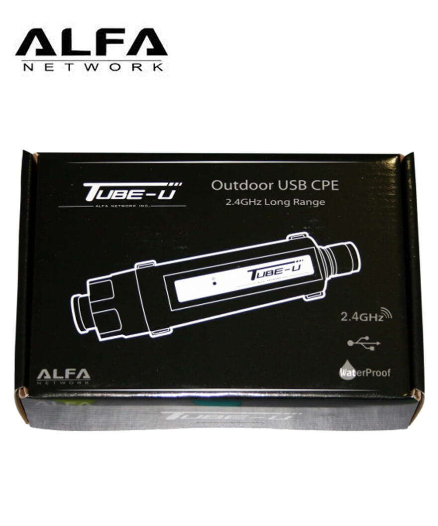 Alfa TubeU(N) 11b/g/n Long-Range Outdoor AP/CPE met N-connector