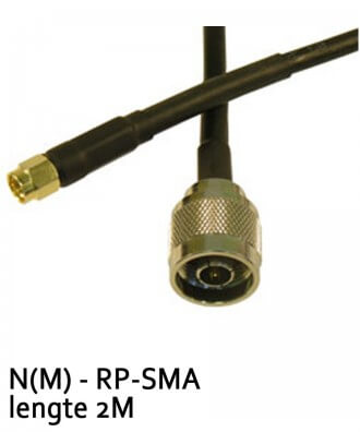 Lowloss antennekabel N(M) -RPSMA 2 meter